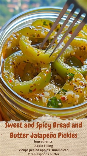 Sweet and Spicy Bread and Butter Jalapeño Pickles | Cakecrafted Recipes