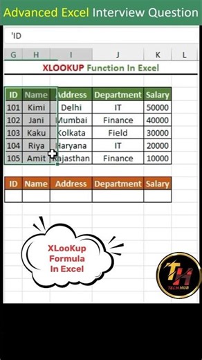 XLOOKUP in Excel 😲 | Formula + Relative Reference Trick #excel #exceltricks #exceltips #computer