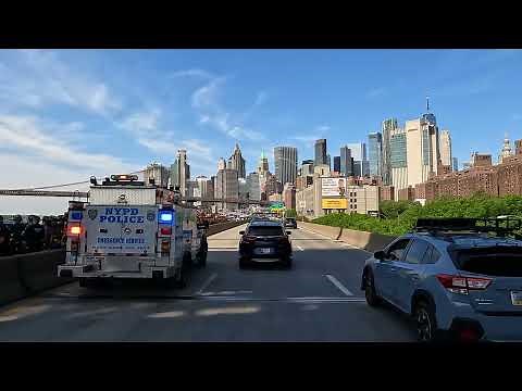 Driving full circle around Manhattan