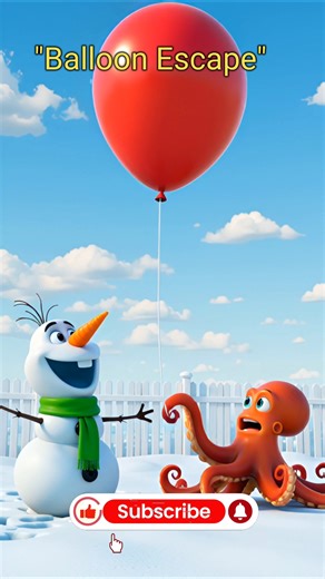 "Oswald’s Picnic Disaster 😂🐧🍉 | Cutest Pixar 3D Short!"#trending #funny #shorts