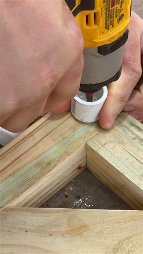 🔧 Here’s how we connect the PVC pipes when building our DIY PVC dome hoophouse! We screw PVC end caps into the sides of the wood frame, then pop the pvc pipe in. Super simple! | From Seed to Spoon