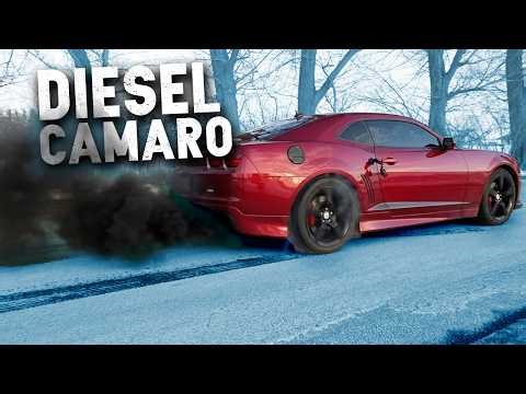 Duramax Diesel swapped Camaro SS with a 6-speed!