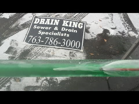 How to clear a frozen sewer line Minneapolis | Thaw a frozen water line using hot water jetting