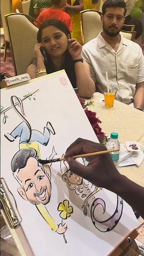 Turning Strangers Into Funny Cartoons 😂