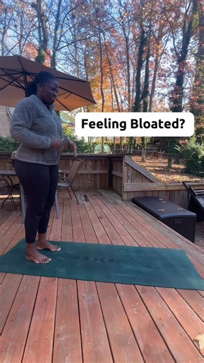12 reactions | Bloating isn’t just a stomach thing, it’s a nervous system thing. A simple supine twist. An help your digestion, soften your belly and pebbles end you to the toilet. Idk. It softens up things 浪 It’s also an excellent stretch for the lower back. ✨Follow for more Yoga, Revolutionary Rest, & Embodiment Healing. #blackwomanyogateachers #supinetwist #bloatingrelief | Jahdea Kedeche | Facebook