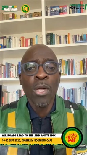 The ANCYL appreciates the well wishes from ANC NEC member and former ANCYL President, Cde Malusi Gigaba, as we gear up for our 2nd National General Council taking place from 10–12 September 2025 in Kimberley, Northern Cape, followed by our 81st Anniversary Celebration on 13 September. #RoadToANCYLNGC #ANCYL2ndNGC #ANCYL81stAnniversary #ANCYLatWork | Official: African National Congress Youth League