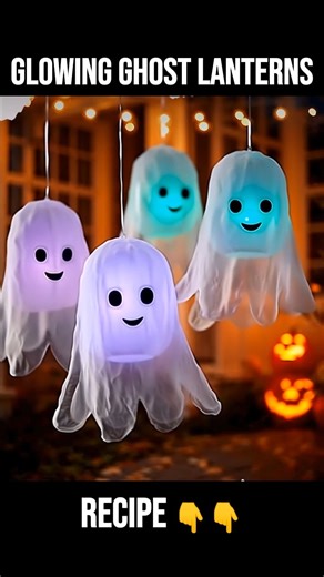 123K views · 818 reactions | Glowing Ghost Lanterns You Will Need:...