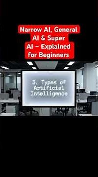 Narrow AI, General AI & Super AI – Explained for Beginners