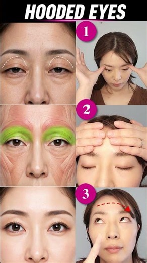Lift Droopy Eyelids FAST | Tighten Sagging Eyelids Naturally | Face Exercise