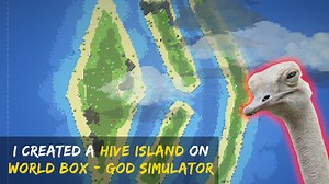 I created a HIVE ISLAND on World Box - God Simulator — Hive