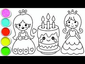 "Princess Drawing Without Complications 🦄 | New Easy Method"