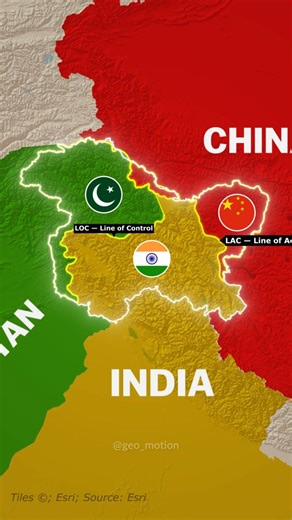 Geo Motion | POK, Aksai Chin & More: The Real Map Of Jammu and Kashmir! #india #pakistan #jammukashmir #jammu #kashmir #china #indianmap #pakistanmap... | Instagram