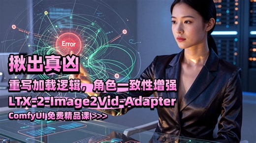 角色一致性提升了，但语音克隆却翻车？LTX-2.3 自研节点实测与避坑指南