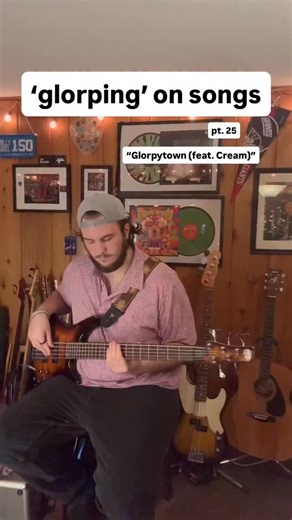 Benjamin T. Reynolds on Instagram: "glorping with extra cream? #bass #funkytown #sunshineofyourlove #mashup #basscover"