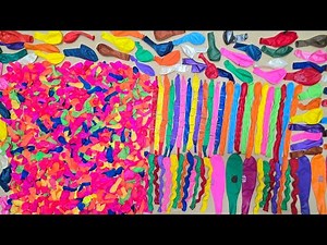 Satisfying ASMR 🌈 Endless Rainbow Balloons | Relaxing Blow & Pop Sounds