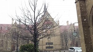 93K views · 3.4K reactions | It's snowing on campus this morning! Here's the Old Quad looking like a winter wonderland. | The University of Manchester | Facebook