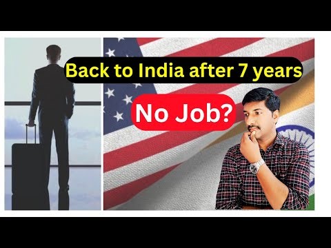 7 Years in US, Back to India — And No Job Offers! 😲