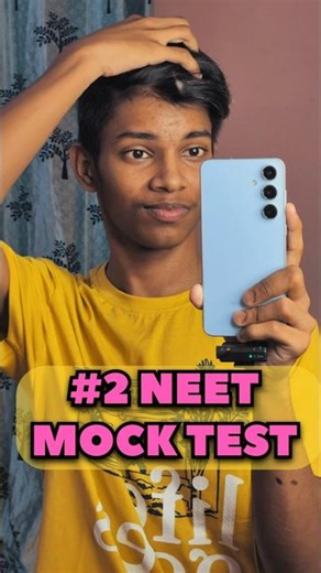 MOCK TEST DAY #2 NEET 2026 #neet2026 #shorts