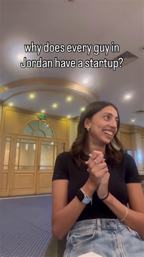 Joyce on Instagram: "Jordan now has more startups than people. Drop the most unhinged startup idea you’ve ever heard . . #ammani #startup #joyceunfiltered #viralreel #fyp #xyzbca #foryou #jordan"