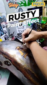 26K views · 329 reactions | This is a Rusty Metal Effect Custom Paint job on Harley Davidson Motorcycle parts #custompaintjob #airbrushpainting #handpaintedartwork #harleydavidson #artistlife #patinastyle #diyprojects #titanium 癩 | Jovel Comia | Facebook