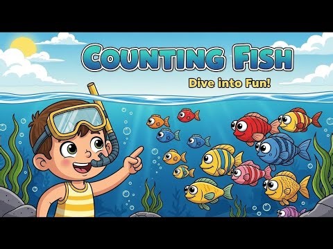 Can You Count the Fish Before They Swim Away? Counting Fish Song 🐟| Learn Numbers1–10 |