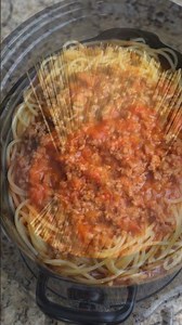 Slow Cooker Spaghetti 🍝🍅