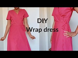 DIY wrap dress | How to make a wrap dress | sewing a wrap dress