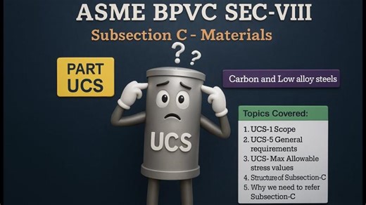 ASME BPVC Section VIII – UCS Explained: Carbon Low Alloy Steels UCS-1, 5 23 subsection-C Lec-1 | Engineers Edge