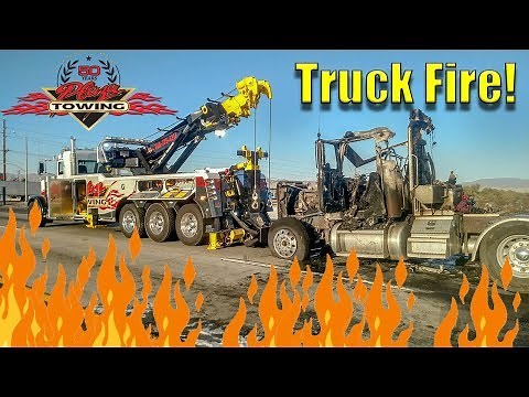 Truck Burns To The Ground! Rotator Saves The Day