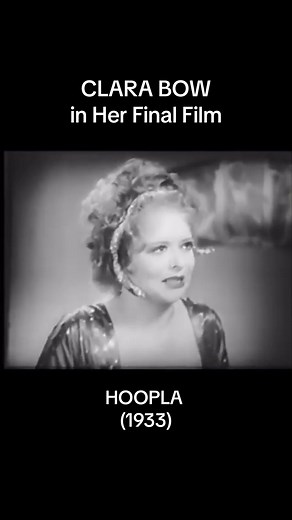 Clara Bow’s final big speech in her final film HOOPLA (1933). Although the film was not a hit, Clara still delivered an excellent performance. #silentfilm #silentmovies #classicfilm #oldmovies #roaring20s #classichollywoodfilmstars #oldhollywood #classicmovies #vintage #1920s #classicmoviestar #filmhistory #moviestars #foryou #clarabow