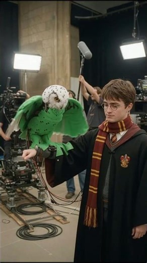 🔥Harry Potter BTS — Magic Behind the Flying Scene 🧹🦉✨ #harrypotter #bts
