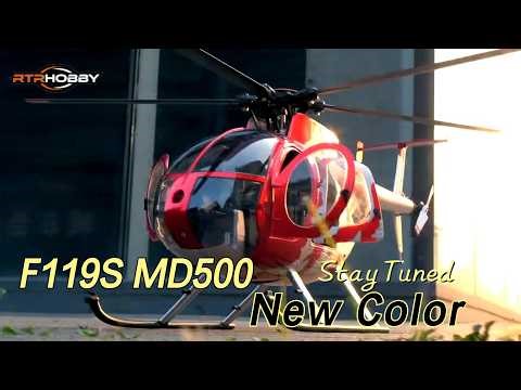 🔥 New Color Alert | F119S MD500 RC Helicopter =#rtrhobby #automobile #helicopterrc #f119s