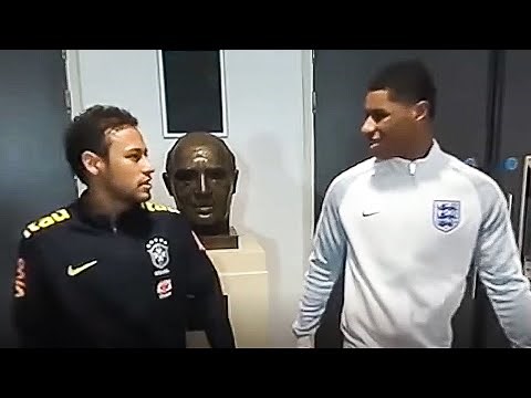 Rashford: "yo neymar sunny innit" [FOOTAGE]