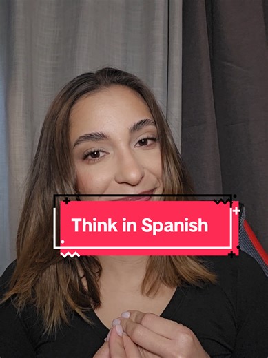 You must think in Spanish? #learnspanishwithme #trinidadandtobago #venezuela