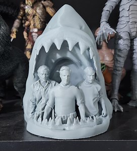 JAWS 50th Anniversary Fan Sculpture Brody, Quint, Hooper, and Bruce - Etsy