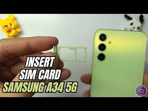 How to Install a SIM Card to Samsung Galaxy A34 5G