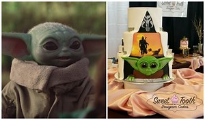 We Are In LOVE With This 'The Mandalorian' Wedding Cake | Chip and Company