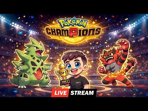 🔴 Pokémon CHAMPIONS Ranked!🔥✨!drops !discord !decklist !youtube !commands