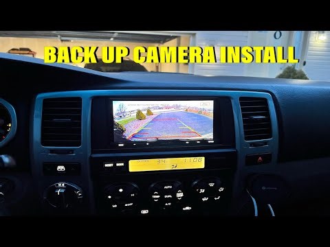 4th Gen 4Runner Sony ax5600 plus backup camera upgrade
