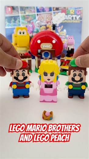 How To Build Lego Mario Brothers And Lego Peach #lego #mario