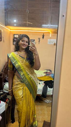 ashwitha Robert on Instagram: "Draped in elegance ✨🪬🫶🏻. #traditional #newreel #trendingreels"