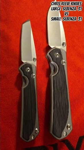 Chris Reeve knives Large Sebenza 31 vs Small Sebenza 31 #chrisreeveknives #edc