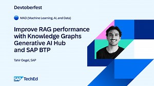 🔵 Improve RAG performance with Knowledge Graphs, Generative AI Hub and SAP BTP