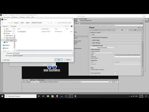 How to Set Unity Keystore and Export to PEM for Reset