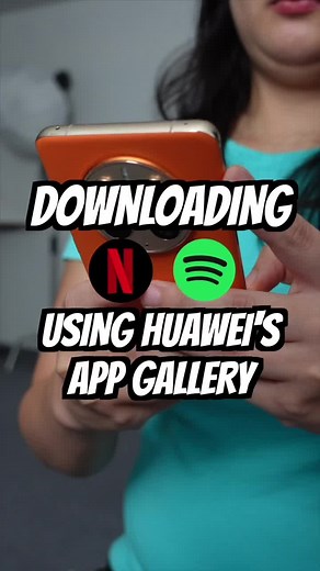 If you're a Huawei user downloading apps such as Netflix and Spotify is now an easy task altogether with Huawei's App Gallery! #huawei #huaweiappgallery