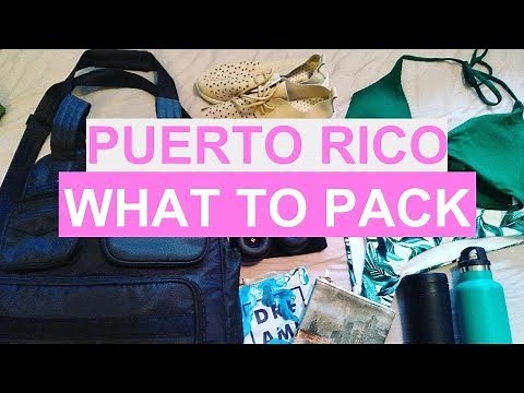 Packing for PUERTO RICO | Tips for travelling light!