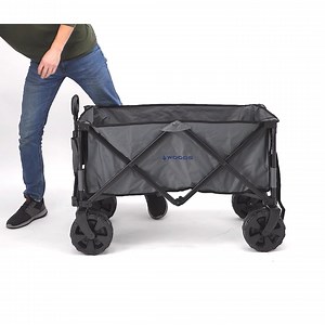 Woods Outdoor Collapsible Utility King Wagon - 225 lbs Capacity - Gray - 2