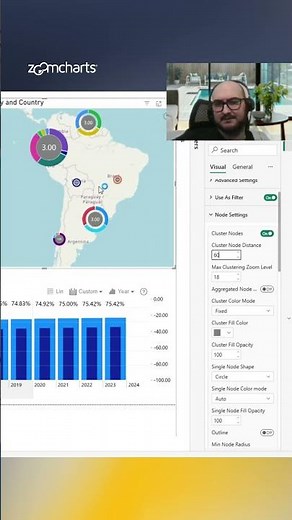 Power BI Tips on Customizing Map 🌎 visual by ZoomCharts
