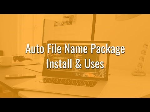 How to use & install Auto File Name Package on Sublime Text 3