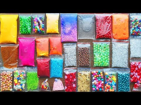 Making Relaxing Crunchy Slime With Bags - Izabela Stress